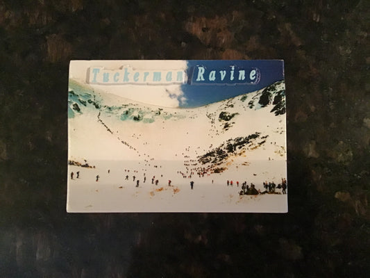 The Tuckerman Ravine magnet 3x4