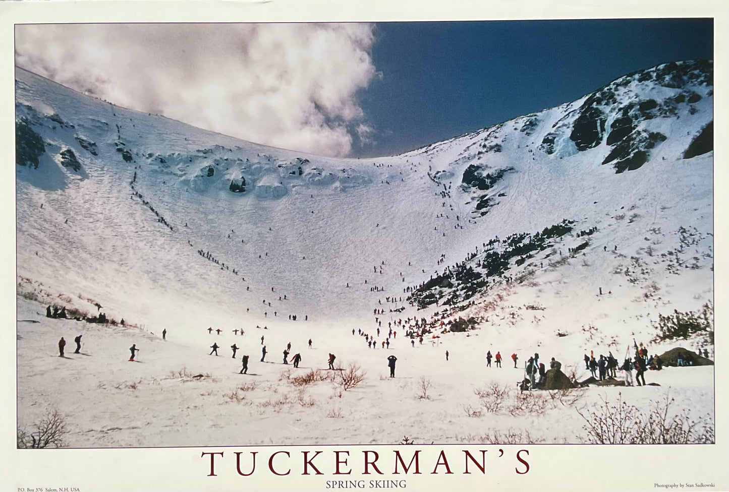 Tuckerman Ravine color poster  Frame 20x30