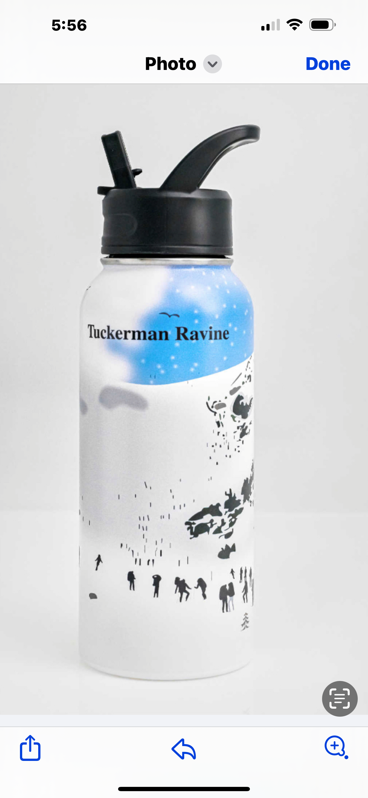 Tuckerman Ravine 32 oz. stainless steel water bottle