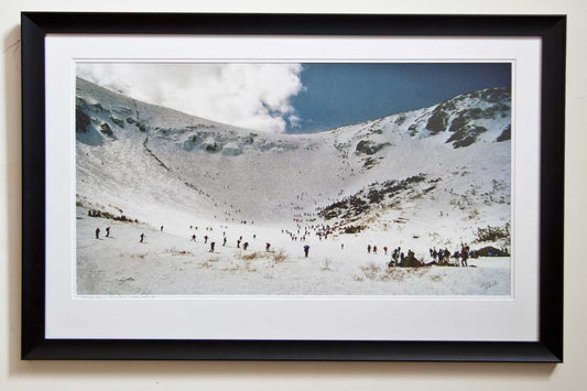 Tuckerman's Spring Skiing 24x36 wood frame